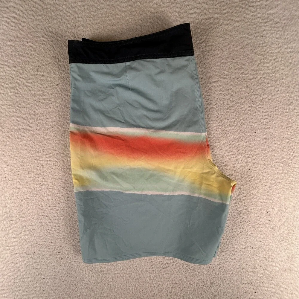 Quiksilver Board Shorts Mens 38 Surfsilk Highline Swim Trunks Drawstring